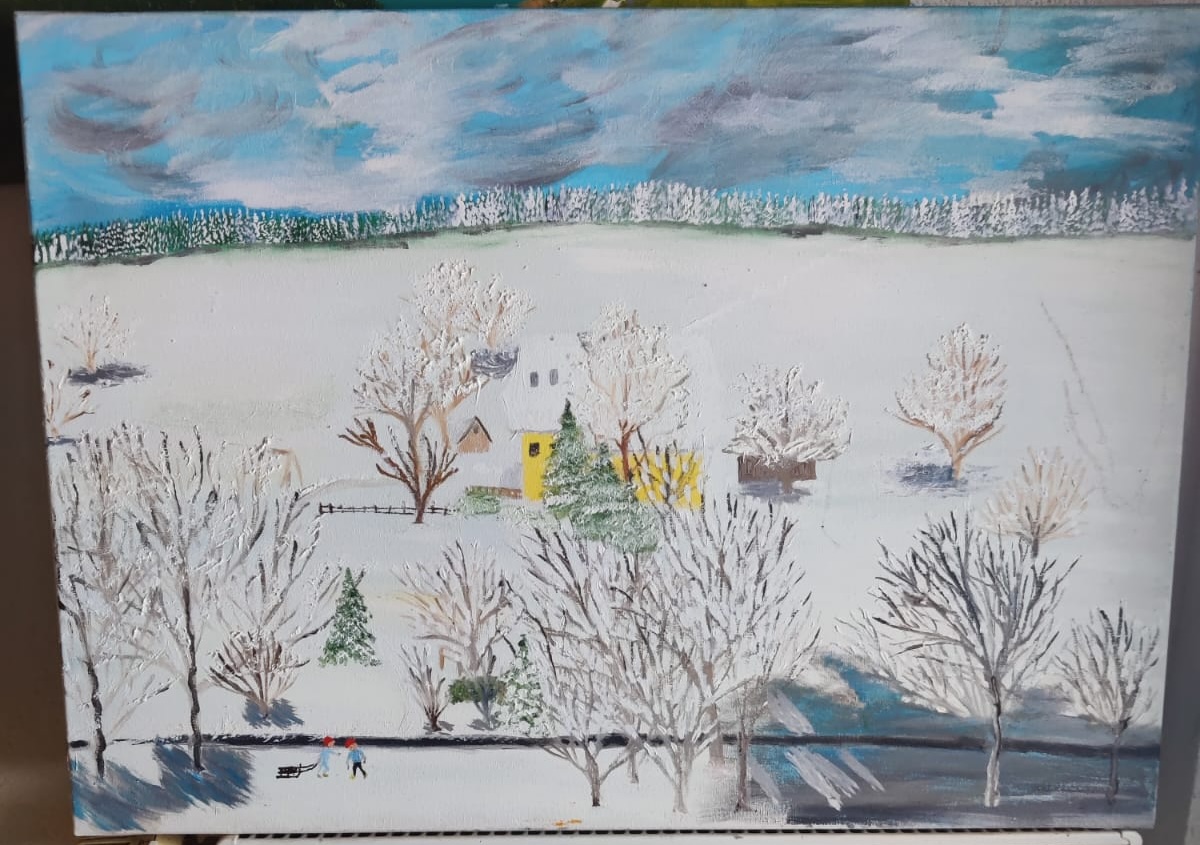 Winter beim Hornmeierhof in der Neuwelt, St.Peter im Schwarzwald